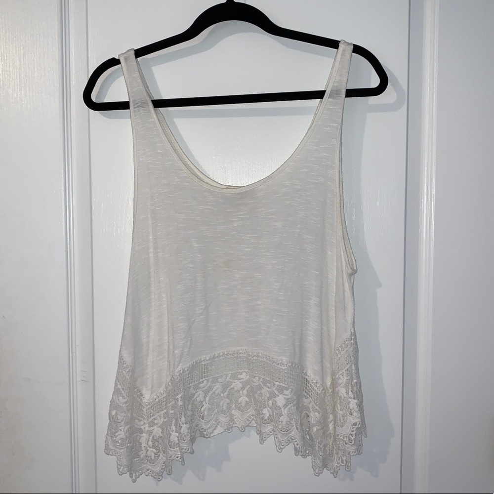 White tank top